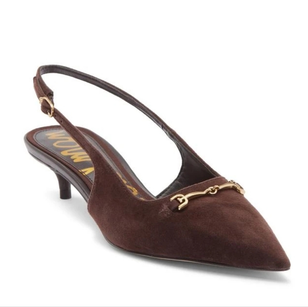 Sam Edelman Women’s Farrah Kitten Heel Pointed Toe Slingback Pump. Size 11. - Picture 4 of 7